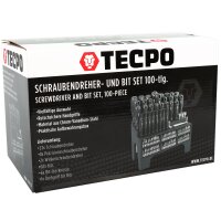 TECPO Schraubendreher- und Bit Set 100-tlg.