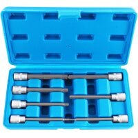 TECPO Steckschlüssel Satz 7-teilig Innensechskant 3/8 Zoll, SW 1/8-3/8 zöllig