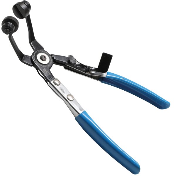BGS Schlauchklemmenzange, abgewinkelt, mit Ratschenfunktion