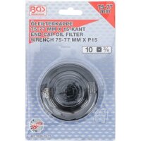 BGS Ölfilterschlüssel | 15-kant | Ø 75-77mm | für Audi, Ford, Isuzu, Mercedes-Benz, Opel, VW