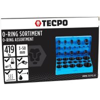 TECPO O-Ring Gummidichtungsringe Sortiment 419-tlg. Gummi Dichtung