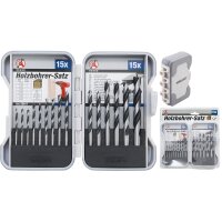 BGS DIY Holzbohrer Satz | 3-10 mm | 15-teilig