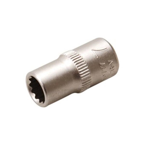 BGS Steckschlüssel-Einsatz, 6,3 (1/4), 12-kant, 7 mm