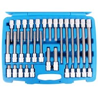 BGS Bit-Einsatz-Satz | Antrieb Innenvierkant 12,5mm (1/2") | T-Profil (für Torx) | 32-tlg.