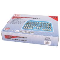 BGS Bit-Einsatz-Satz | Antrieb Innenvierkant 12,5mm (1/2") | T-Profil (für Torx) | 32-tlg.