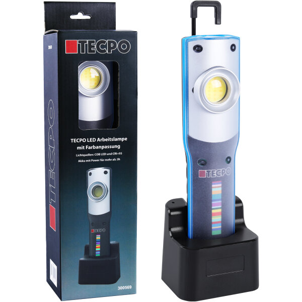TECPO Werkstattlampe LED Lampe mit Farbanpasung | COLOUR MATCH