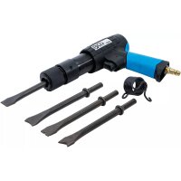 BGS Druckluft-Meißelhammer-Satz | mit Schnelllösefutter | 10 mm