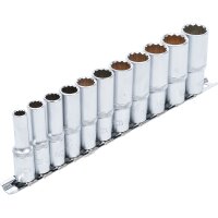 BGS Steckschlüssel-Einsatz-Satz Zwölfkant, tief...