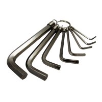 BGS DIY Innen-6-kant-Winkelschlüssel-Satz, 2-10 mm, 8-tlg.