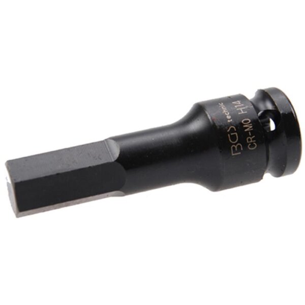 BGS Kraft-Bit-Einsatz | Antrieb Innenvierkant 12,5 mm (1/2") | Innensechskant 14 mm
