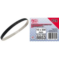 BGS Schleifband 10mm x 330 mm, 12 Stück, passend...