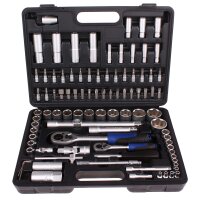 BGS DIY Steckschlüsselsatz 6,3 (1/4) + 12,5 (1/2),...