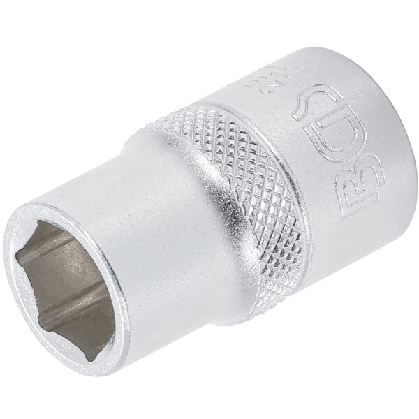 BGS Steckschlüssel-Einsatz Sechskant | Antrieb Innenvierkant 12,5 mm (1/2") | SW 13 mm