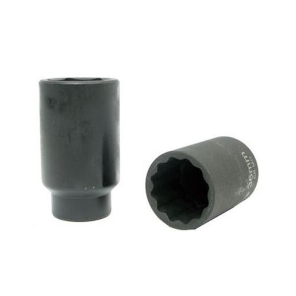 BGS Kraft-Steckschlüssel-Einsatz Zwölfkant | Antrieb Innenvierkant 12,5 mm (1/2") | SW 24 mm