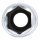 BGS Steckschlüssel-Einsatz Sechskant, tief | Antrieb Innenvierkant 6,3mm (1/4") | SW 9mm
