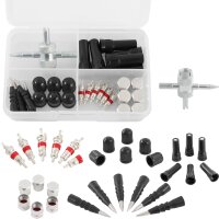 TECPO Reifenreparatur Set 100-teilig Reifen Flickzeug Pannenset