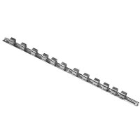 BGS Aufsteckschiene mit 12 Clips | 20 mm (3/4")