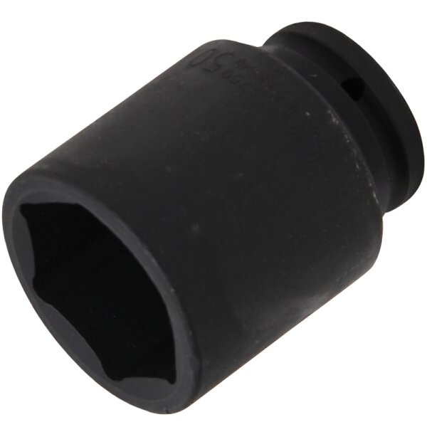 BGS Kraft-Steckschlüssel-Einsatz Sechskant, tief | Antrieb Innenvierkant 20 mm (3/4") | SW 50 mm