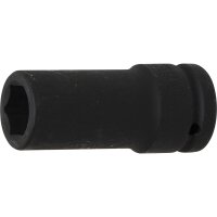 BGS Kraft-Steckschlüssel-Einsatz Sechskant, tief | Antrieb Innenvierkant 20 mm (3/4") | SW 21 mm