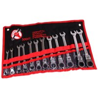 BGS DIY Ratschenring Maulschlüsselsatz, 12 Teilig