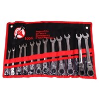 BGS DIY Ratschenring Maulschlüsselsatz, 12 Teilig