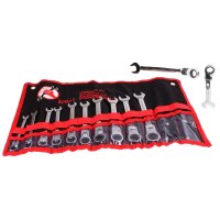 BGS DIY Ratschenring Maulschlüsselsatz, 12 Teilig