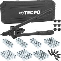 TECPO Nietmutternzangen-Satz 240-tlg. M3-M4-M5-M6-M8-M10
