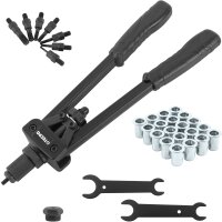 TECPO Nietmutternzangen-Satz 240-tlg. M3-M4-M5-M6-M8-M10