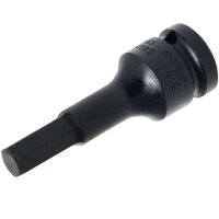 BGS Kraft-Bit-Einsatz | Antrieb Innenvierkant 12,5 mm (1/2") | Innensechskant 10mm