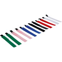 BGS DIY Klettband-Sortiment | 20 x 190 mm | 12-tlg.