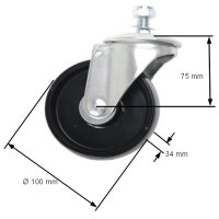 BGS Ersatzrolle zu Rangier-Hubwagen Art. 1975