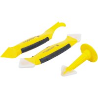 BGS DIY Silikon-Fugenentferner und Spachtel-Satz | 3-tlg.