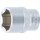 BGS Steckschlüssel-Einsatz Sechskant | Antrieb Innenvierkant 10 mm (3/8") | SW 17 mm
