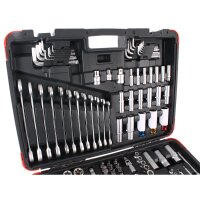 BGS DIY Steckschlüssel Satz 176-teilig Werkzeugkoffer 1/4 3/8 1/2 Schlüssel