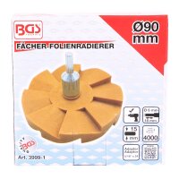 BGS Fächer-Folienradierer | Ø 90 mm