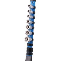 BGS Aufsteckschiene mit 11 Clips | 10 mm (3/8")