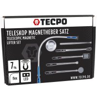 TECPO LED-Magnetheber- und Inspektionsspiegel-Satz, 7-tlg.