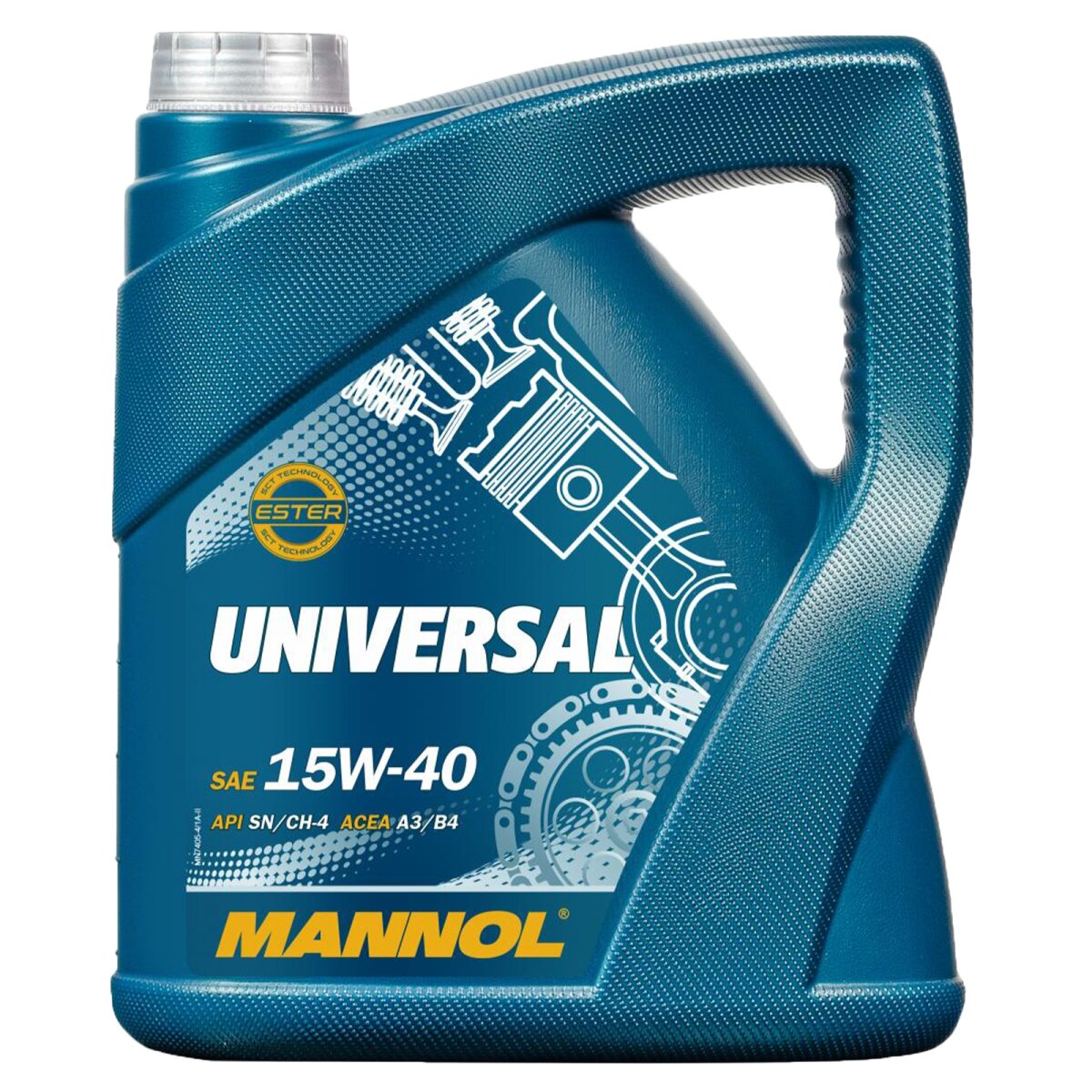 Mannol MN7902-4 Motoröl – 15W-40, API CH-4, Für Ford, VW, Mercedes & Mehr