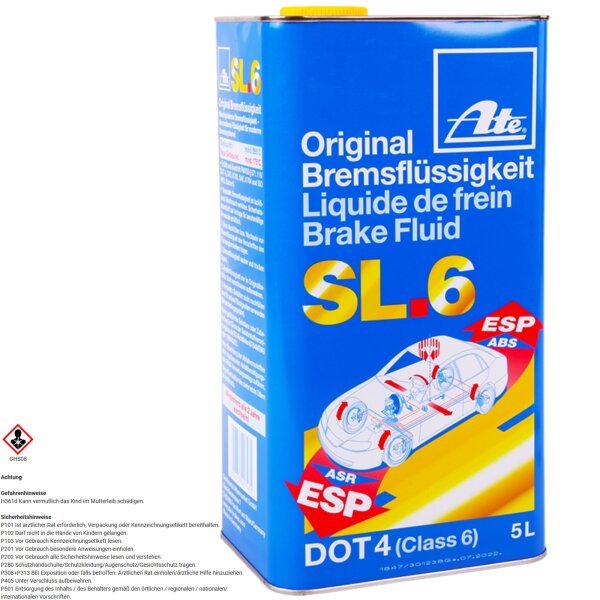ATE Bremsflüssigkeit SL.6 Dot4, 5L