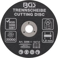 BGS Trennscheibe, 75 mm
