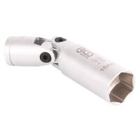 BGS Glühkerzen-Gelenk-Einsatz Sechskant | Antrieb Innenvierkant 10 mm (3/8") | SW 16 mm
