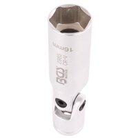 BGS Glühkerzen-Gelenk-Einsatz Sechskant | Antrieb Innenvierkant 10 mm (3/8") | SW 16 mm