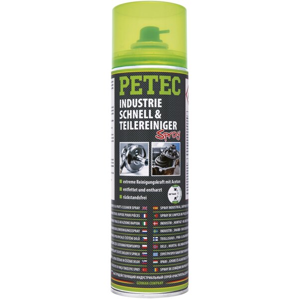 PETEC Industrie-, Schnell- & Teilereiniger 500 ml