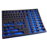 BGS Werkstattwageneinlage für Umschaltknarren und Steckschlüsseleinsätze