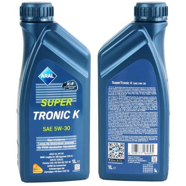 ARAL Super Tronic K Motoröl 5W-30, VW 504.00 507.00, 1 Liter