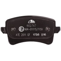 ATE Bremsbelagsatz für Audi, Hinten