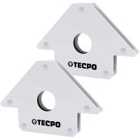 2x TECPO Magnet Schweißwinkel 22.6 kg 50 lbs