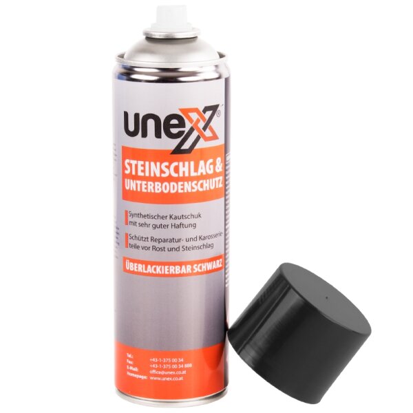 UNEX Steinschlag Unterbodenschutz überlackierbar schwarz, 500 mL