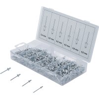 BGS Blindnieten-Sortiment | Aluminium | 2,4 - 4,8 mm |...