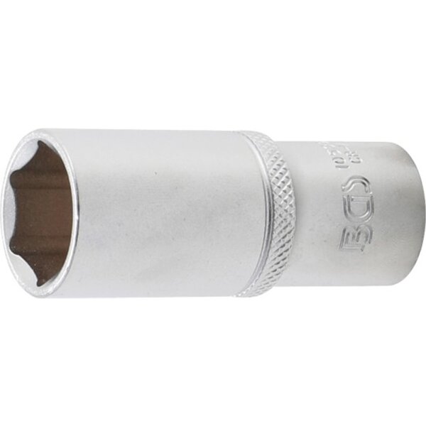BGS Steckschlüssel-Einsatz Sechskant, tief Antrieb Innenvierkant 10mm (3/8") SW 19mm